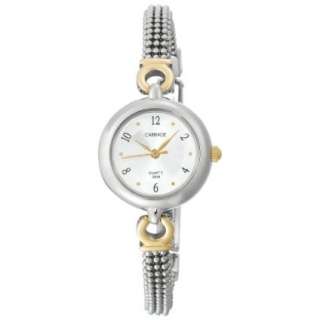   case silver dial two tone beaded bracelet watch shop all carriage