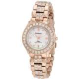 Armitron 753689MPRG NOW Swarovski Crystal Accented Rose gold Tone 
