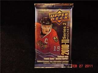 UD NHL Series 2 Guaranteed Relic Jersey RC Hot Pack  