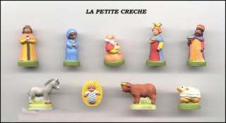 PETIT 2006 French SET 9 PORCELAIN Figures CRIB Nativity  