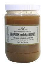 lb Pure Organic Propolis Enriched Raw Honey Natural  