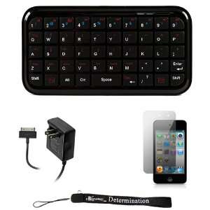 Black External Bluetooth Typing Keyboard with Soft Rubber Keys for New 