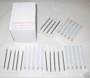 1000 pc STERILE body piercing needles U Pick Sizes USA  