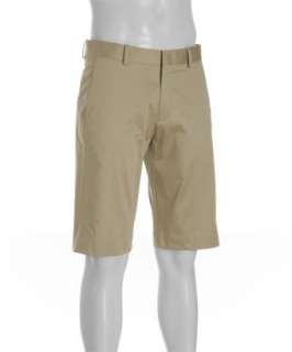 Theory khaki cotton Jace SS.Quest bermuda shorts   