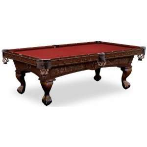   Cinnamon Finish Pool Table with Stanford University