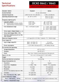 UCT 10 Mhz Double Oven OCXO  