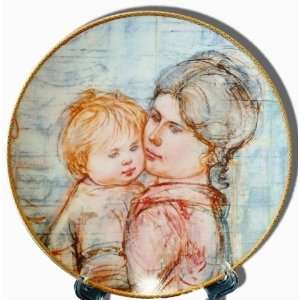  A Time To Embrace Collectors Plate by Edna Hibel, from 