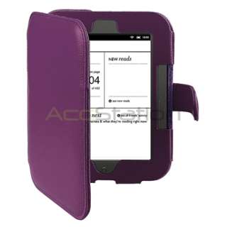   Cover Case+LCD Screen Protector For Nook Simple Touch/Glowlight  
