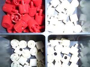 60 ASSORTED SPRAY PAINT CAN TIPS NOZZLES CAPS  