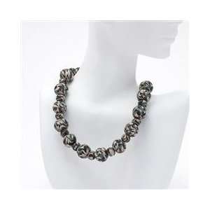  Hunter Collection Large Bead Necklace All Clay Everything 