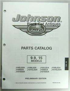 1998 Outboard Marine Corp Johnson Parts Catalog 9.9 & 15 HP (10 Models 