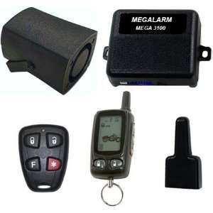   Long Range 2 Way Paging LCD 4 Channel Motorcycle Alarm Security System