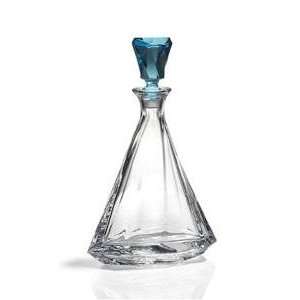  18oz. Blue Crystal Decanter   Hamilton Collection   Bohemia Crystal 