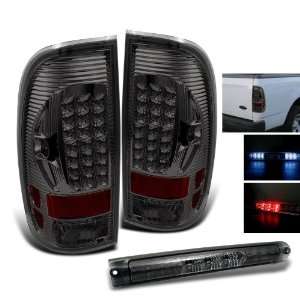   97 03 F150 LED Smoked Tail Lights + 3rd LED Brake Light Automotive