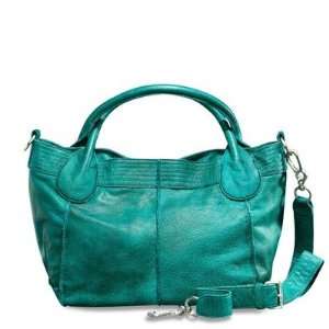   Spring 2012 Authentic Liebeskind Berlin 2D Aqua Lina Leather Handbag