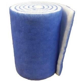 Pond Filter Media 12 Wide x 10 Feet Long x 1.5 Thick (Blue/White)