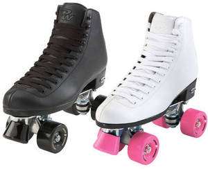 RW / Riedell Wave Indoor Roller Skates Black or White Sz 4 12 New w 