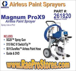 Graco Magnum ProX9 Airless Paint Sprayer   261820 633955221796  