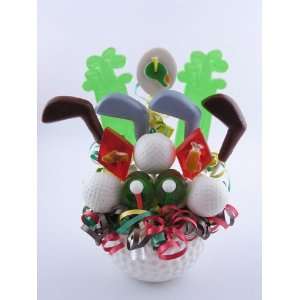 Fore the Links Lollipop Candy Bouquet Grocery & Gourmet Food