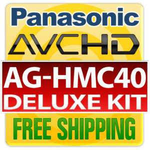 New Panasonic AG HMC40 HD Camcorder & Super Lens Kit 118587798552 