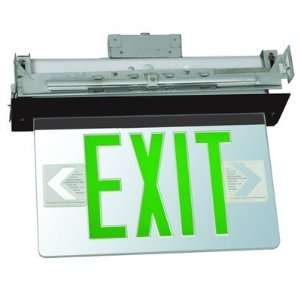  MorrisProducts 73337 Recessed Mount Edge Lit LED Exit Sign 
