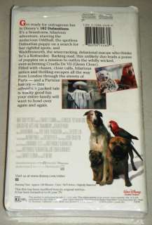 102 DALMATIANS SEALED VHS MOVIE, Disney 2000   Glenn Close, Gérard 