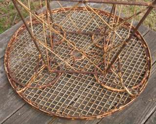 Antique Wrought Iron Childrens Patio/Bistro Set Table+4 Chairs LOCAL 