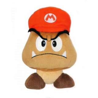  Nintendo Super Mario 64 DS Goomba Mario hat plush new Wii 