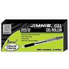   Jimnie Gel Stick Rollerball 20 Pack + 4 Bonus Pens ZEB14410 Black Ink