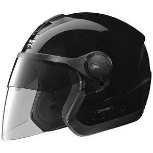   Nolan N42E Outlaw Open Face N Com Helmet   2X Large/Black Automotive