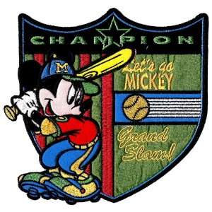  7 Mickey Mouse Baseball Grand Slam homerun Embroidered 