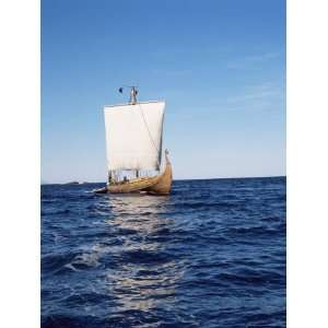  Replica of the Viking Oseberg Ship, Haholmen, West Norway 