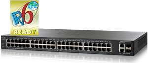 com Cisco SF200 48 Switch 48 10/100 Ports, Smart Switch, 2 Combo Mini 