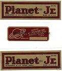 25 imp Planet Jr. Decal for small hand tools and plows  