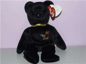   Beanie Baby Toy Stuffed Animal The End Black Bear 1999 Plush retired