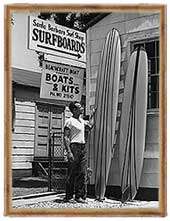 Vintage 1971 Yater Shaped Pocket Rocket Single Fin Surfing Surfboard 