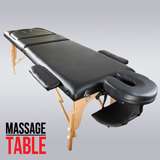 NEW Aluminum Legs 3 FOAM Portable Massage Table Bed Tattoo Salon 