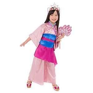   Princess Mulan Costume Gown Dress Small 5 6 
