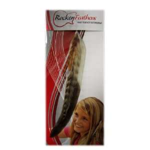  Rocken Feathers Natural Hair Extention Hand Made in the USA Natural 
