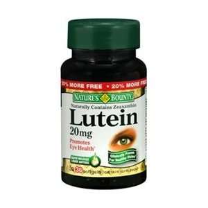  Natures Bounty Lutein 20mg, 30 Softgels Health & Personal 