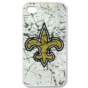  NFL New Orleans Saints iPhone 4/4s Fitted Case Saints logo 