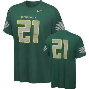   Ducks Green Nike Football Replica Jersey T Shirt