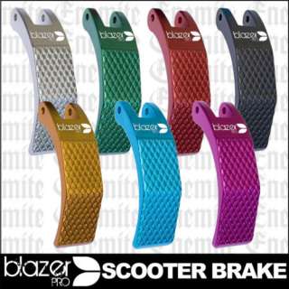 BLAZER PRO Forged Alloy Scooter Brake   7 Colours   Fits JD Bug, Razor 