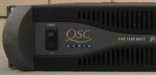 QSC AUDIO PRO 1600 WATT PLX1602 POWER AMPLIFIER SERIAL NUMBER 