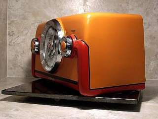 Antique Radio, Crosley Corvette Dashboard Tube Radio Art Deco  