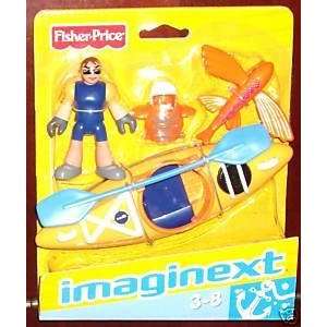    Fisher Price Imaginext Ocean Kayak Boat & Figure Toys & Games