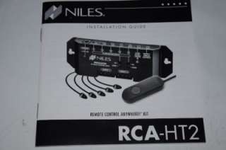Niles IR RCA HT2 Infrared Remote Control Repeater kit 760514015869 