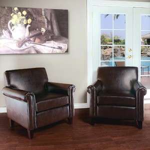   Leather Chair 2 pack Corners Are Reinforced With Corner Blocks  