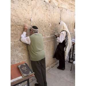  Praying at the Western (Wailing) Wall, Old Walled City 