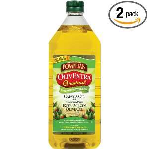   Extra Virgin Olive Oil and Canola Oil, 48 Ounce Bottles (Pack of 2